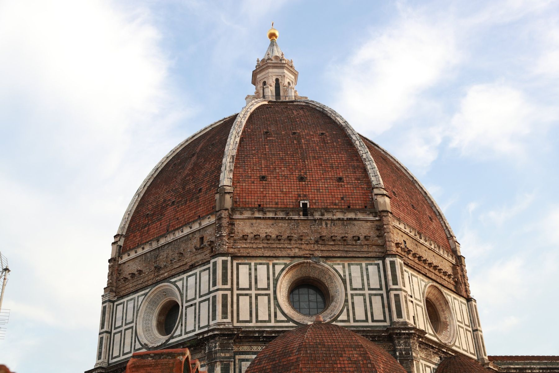 La Cupola del Brunelleschi vista da vicino