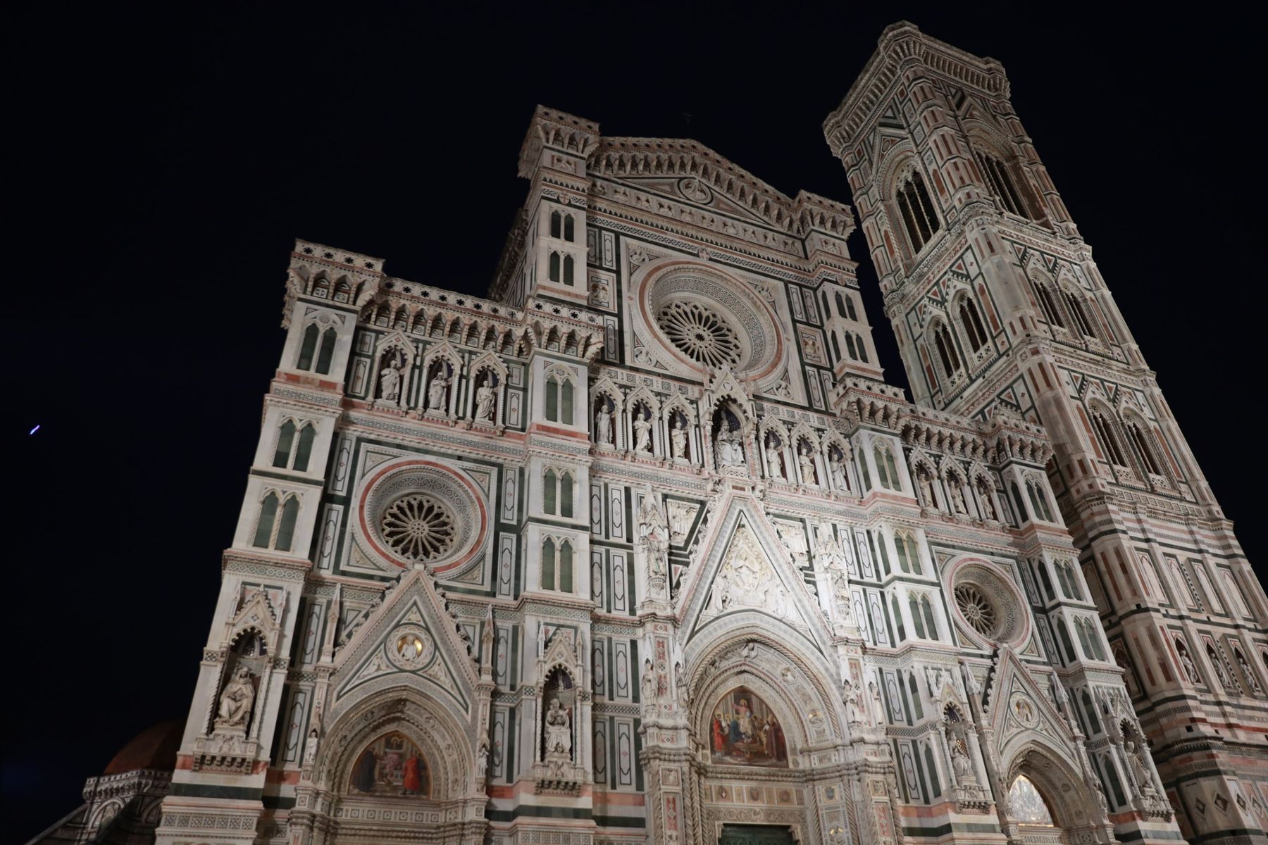 Il Campanile di Giotto di notte